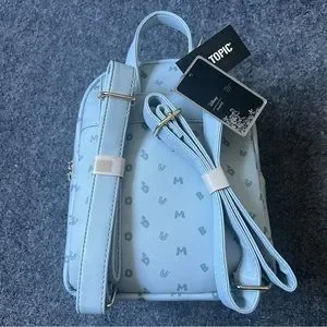 Loungefly Mini Backpack Disney Dumbo Letters Blue EXCLUSIVE DROP: Loungefly Dumbo Sequin Mini Backpack - 6/18  main image 4